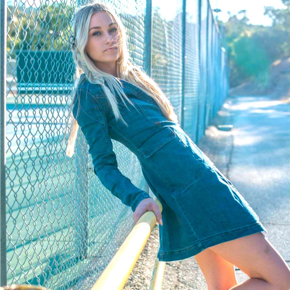 Free people denim dress